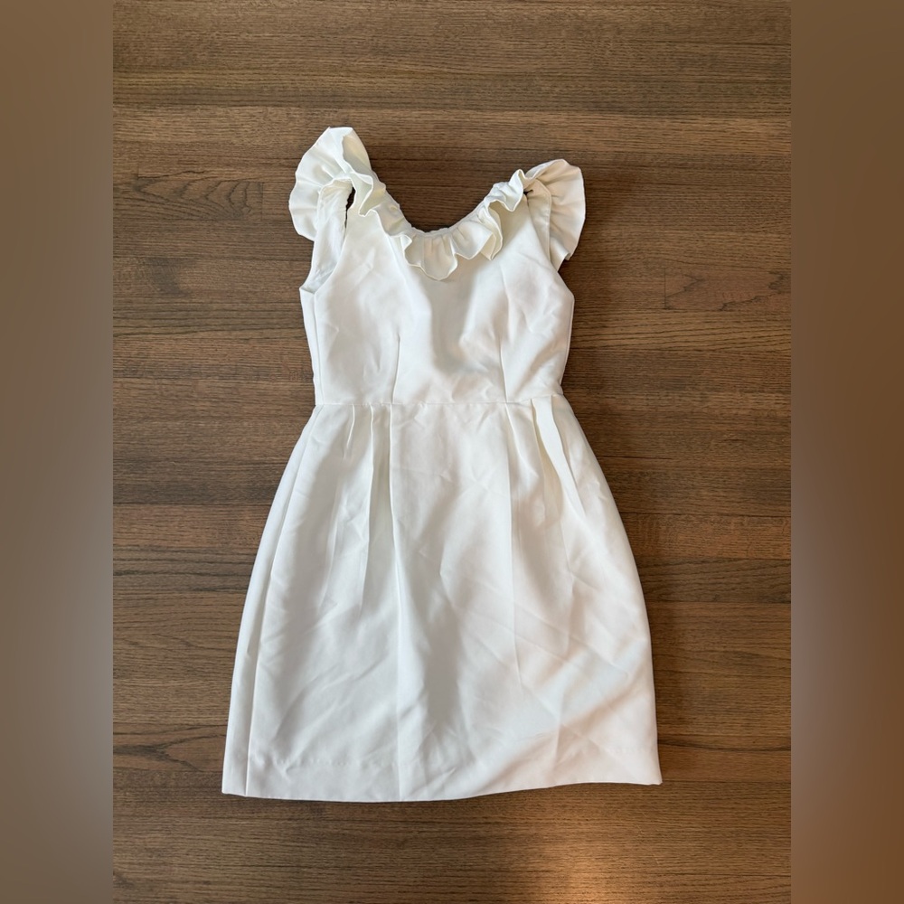 Camilyn Beth Ivory Dress with Ruffle Detail-Size 2 - Picture 5 of 12
